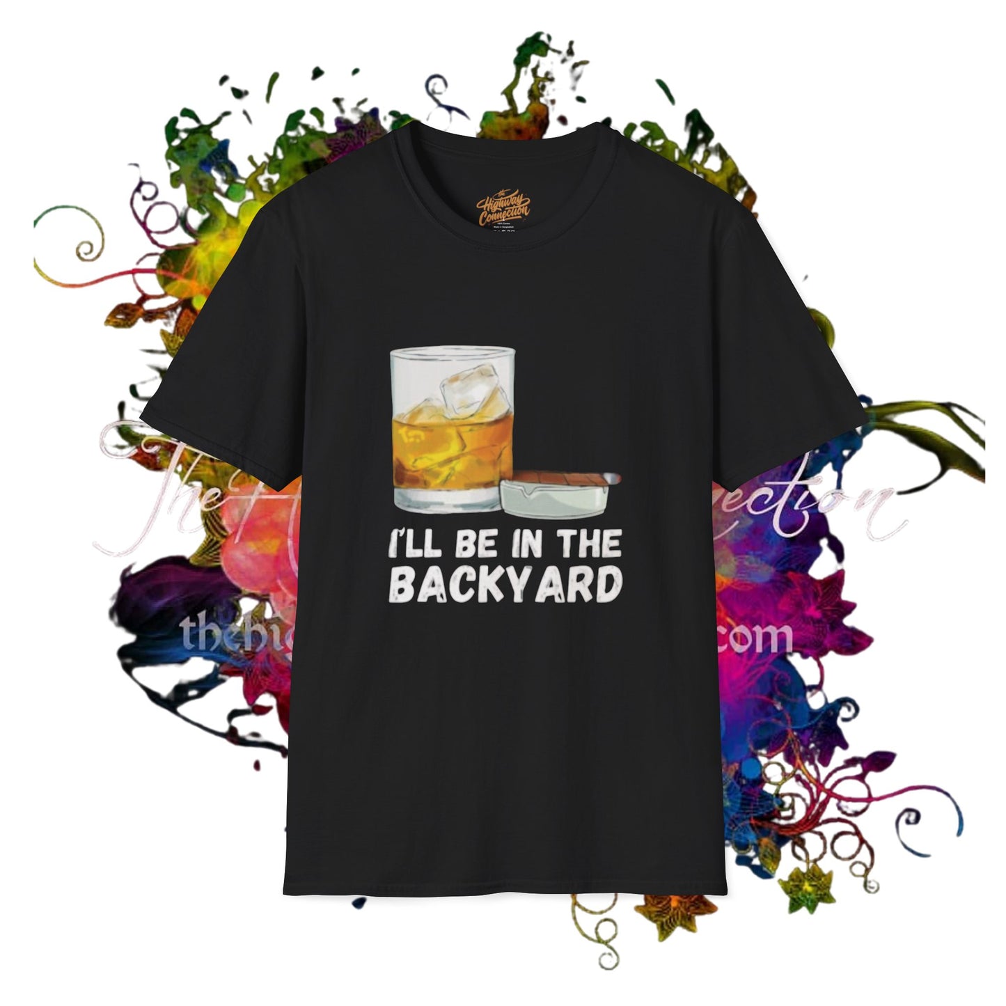 I'll Be in the Backyard Unisex Softstyle T-Shirt - Perfect for Outdoor Gatherings & Relaxation