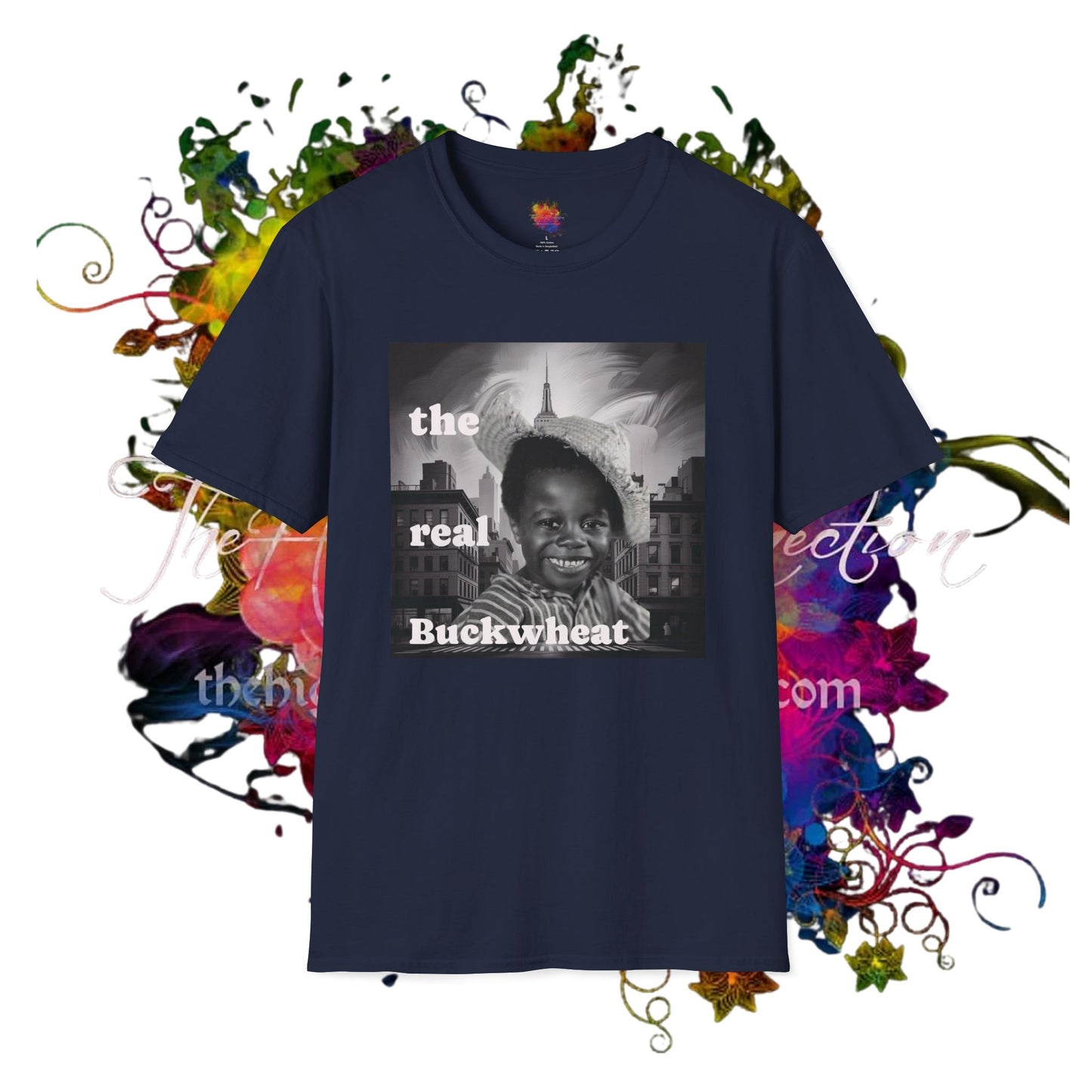 The Real Buckwheat Unisex Softstyle T-Shirt, Vintage Graphic Tee