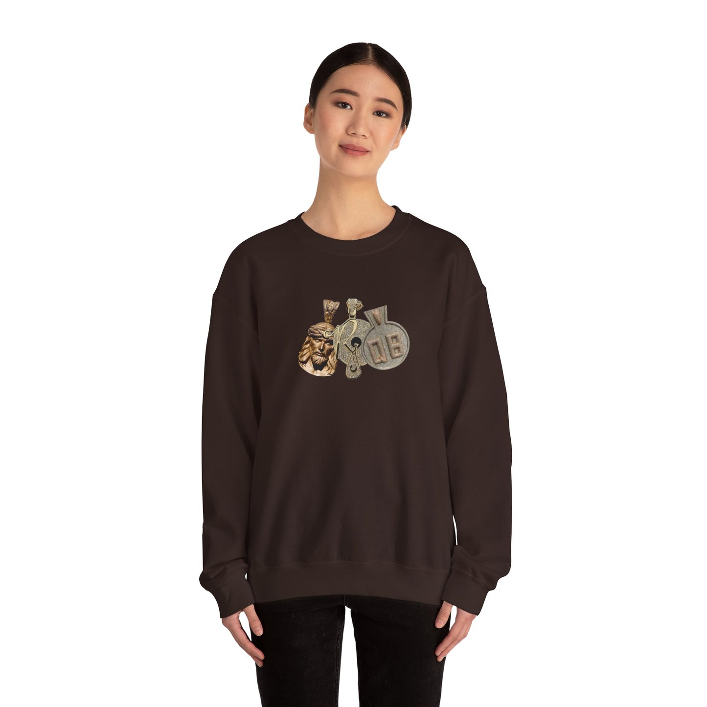 Brooklyn, Marcy, Queensbridge Unisex Heavy Blend™ Crewneck Sweatshirt