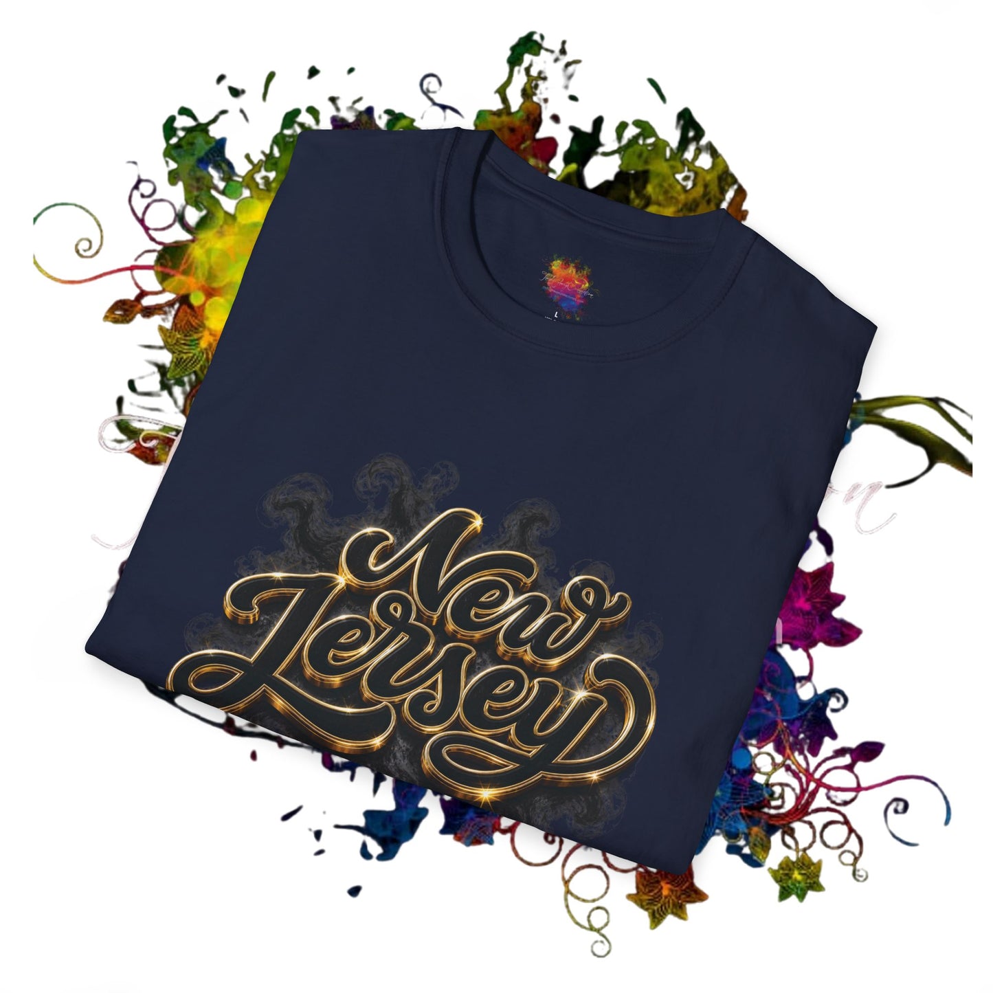 New Jersey Retro Drip & Script T-Shirt