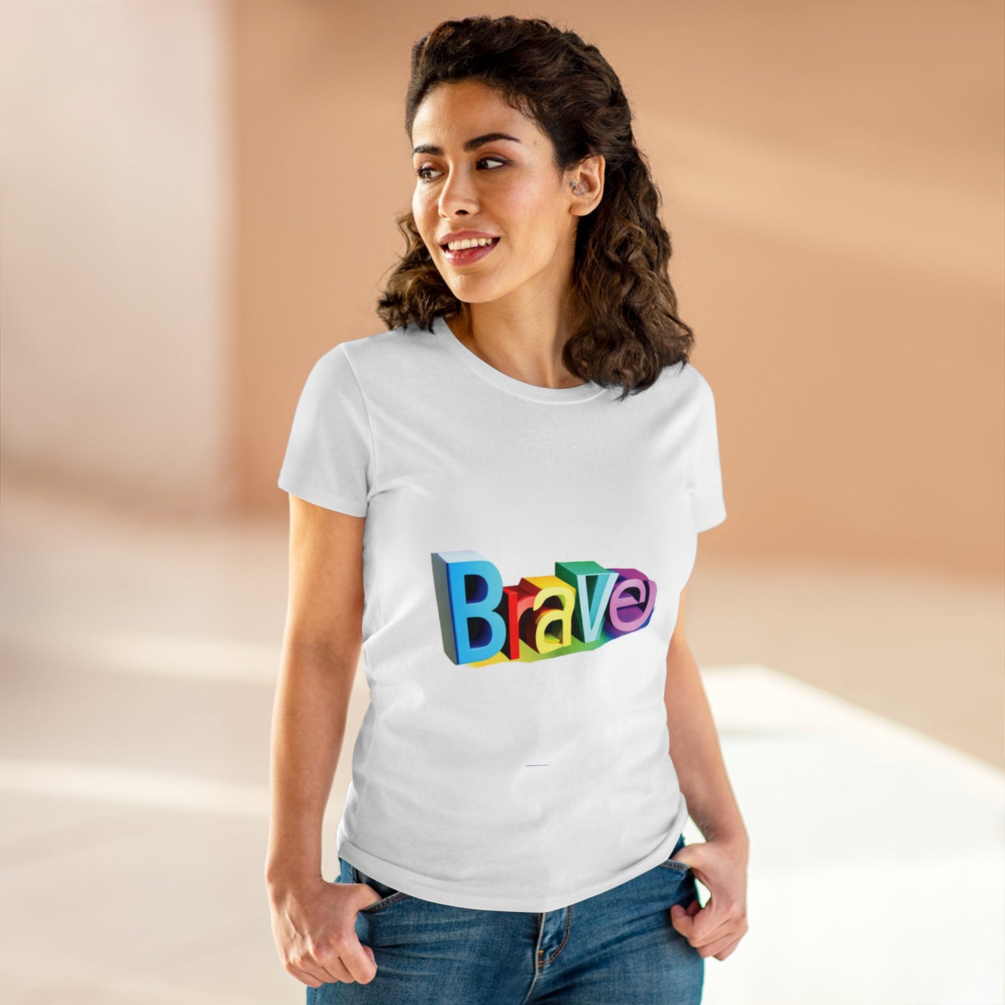 BRAVE Women's Midweight Cotton Tee