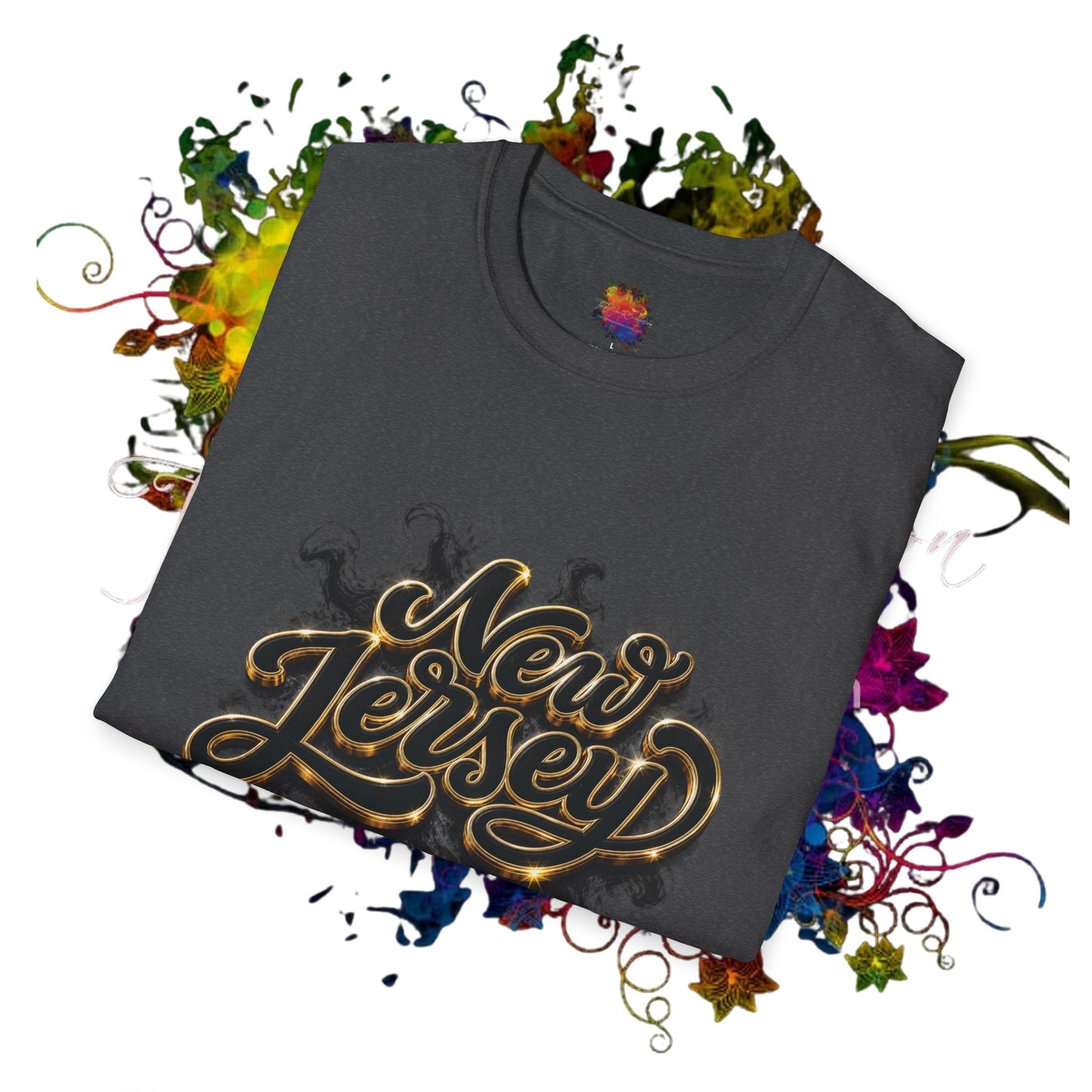 New Jersey Retro Drip & Script T-Shirt