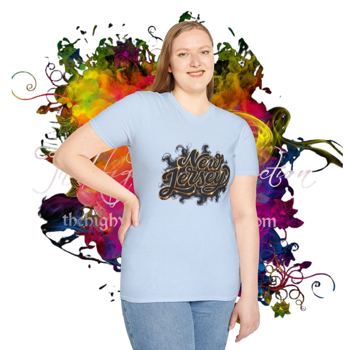 New Jersey Retro Drip & Script T-Shirt