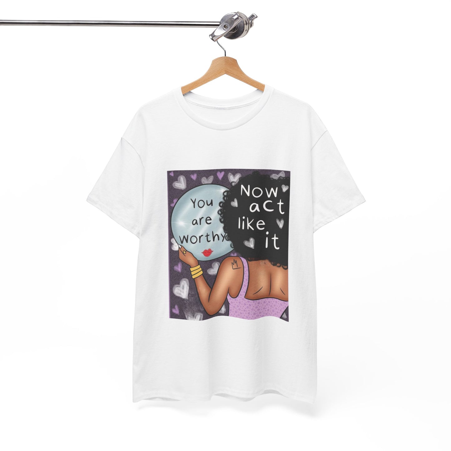 WORTHY  Unisex Heavy Cotton Tee