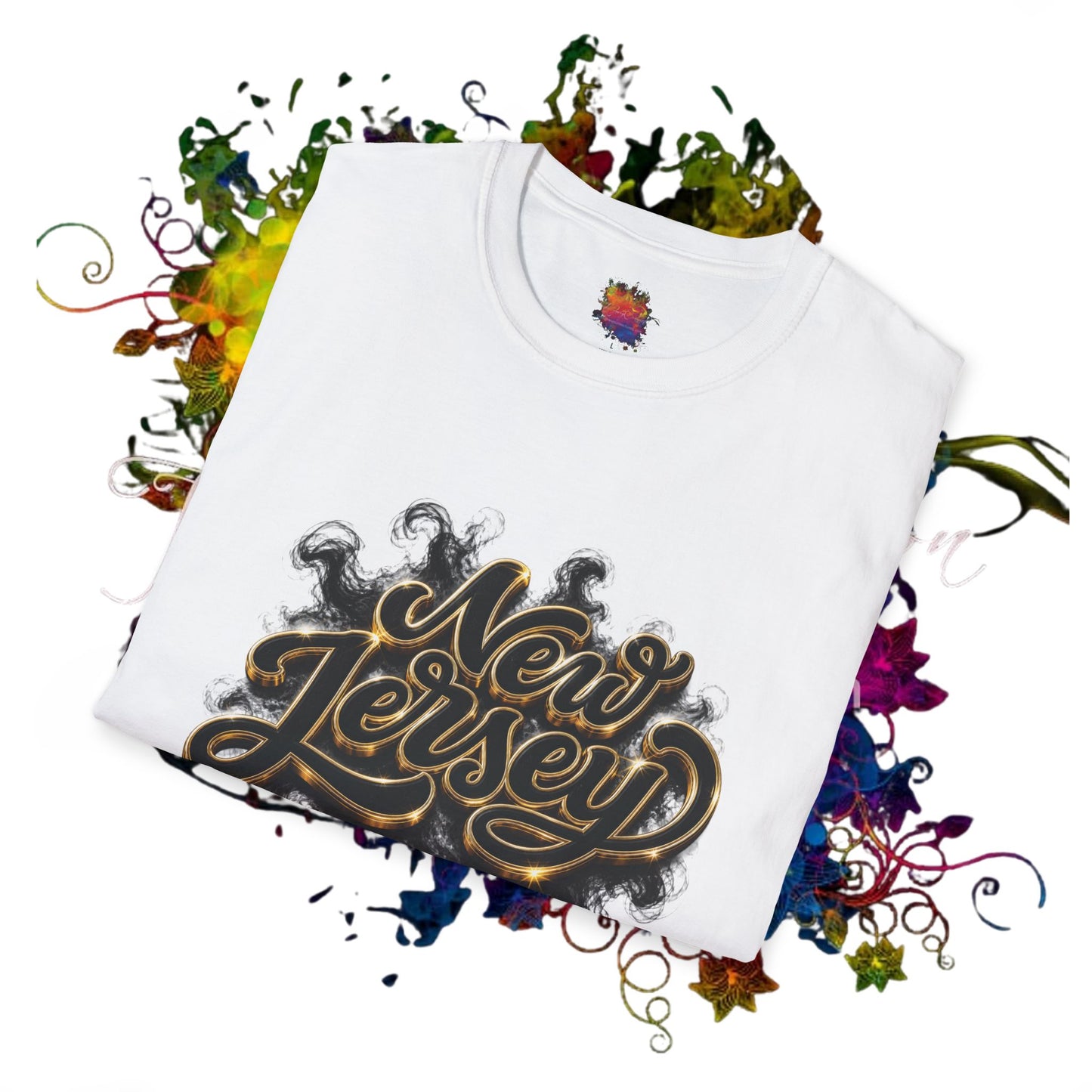 New Jersey Retro Drip & Script T-Shirt