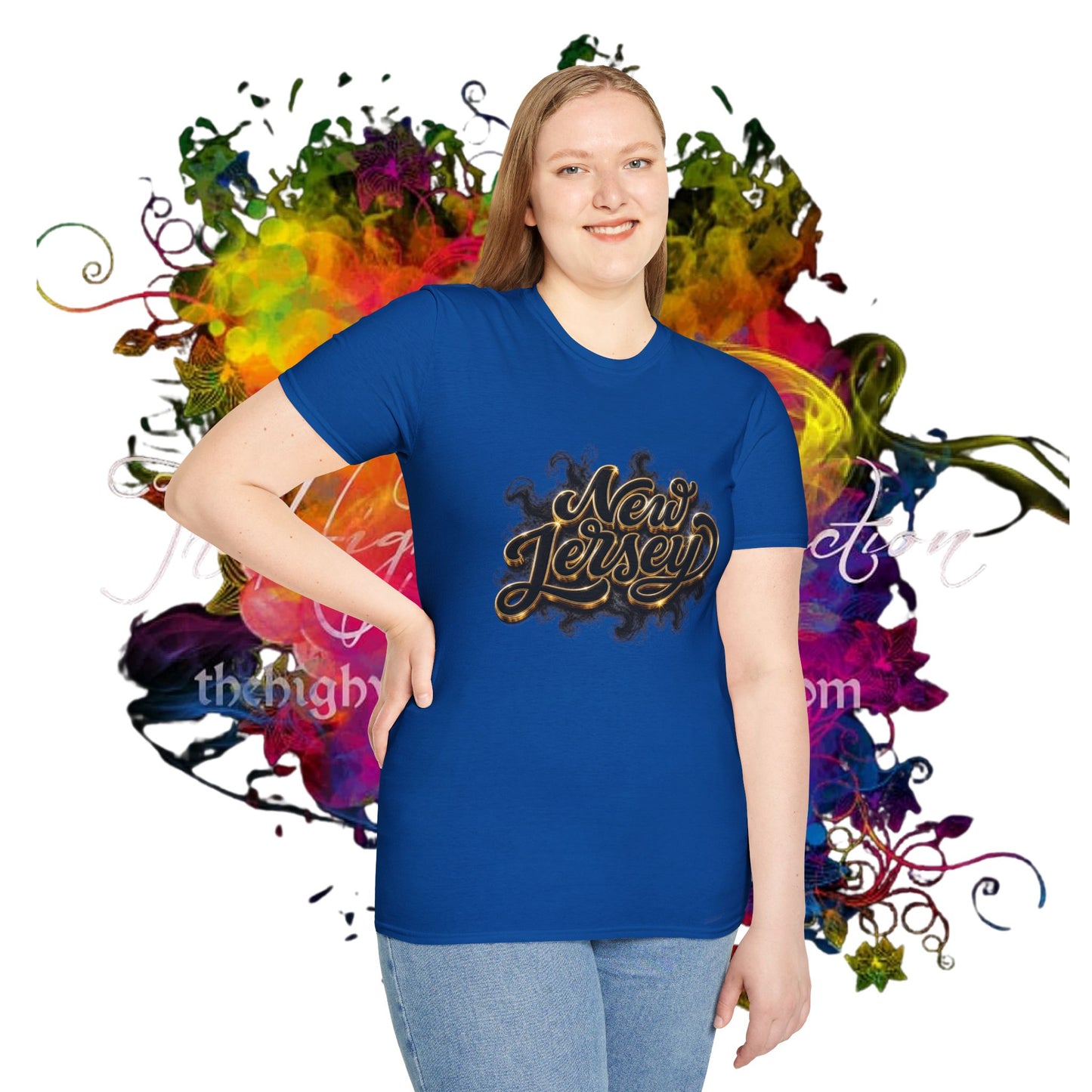 New Jersey Retro Drip & Script T-Shirt