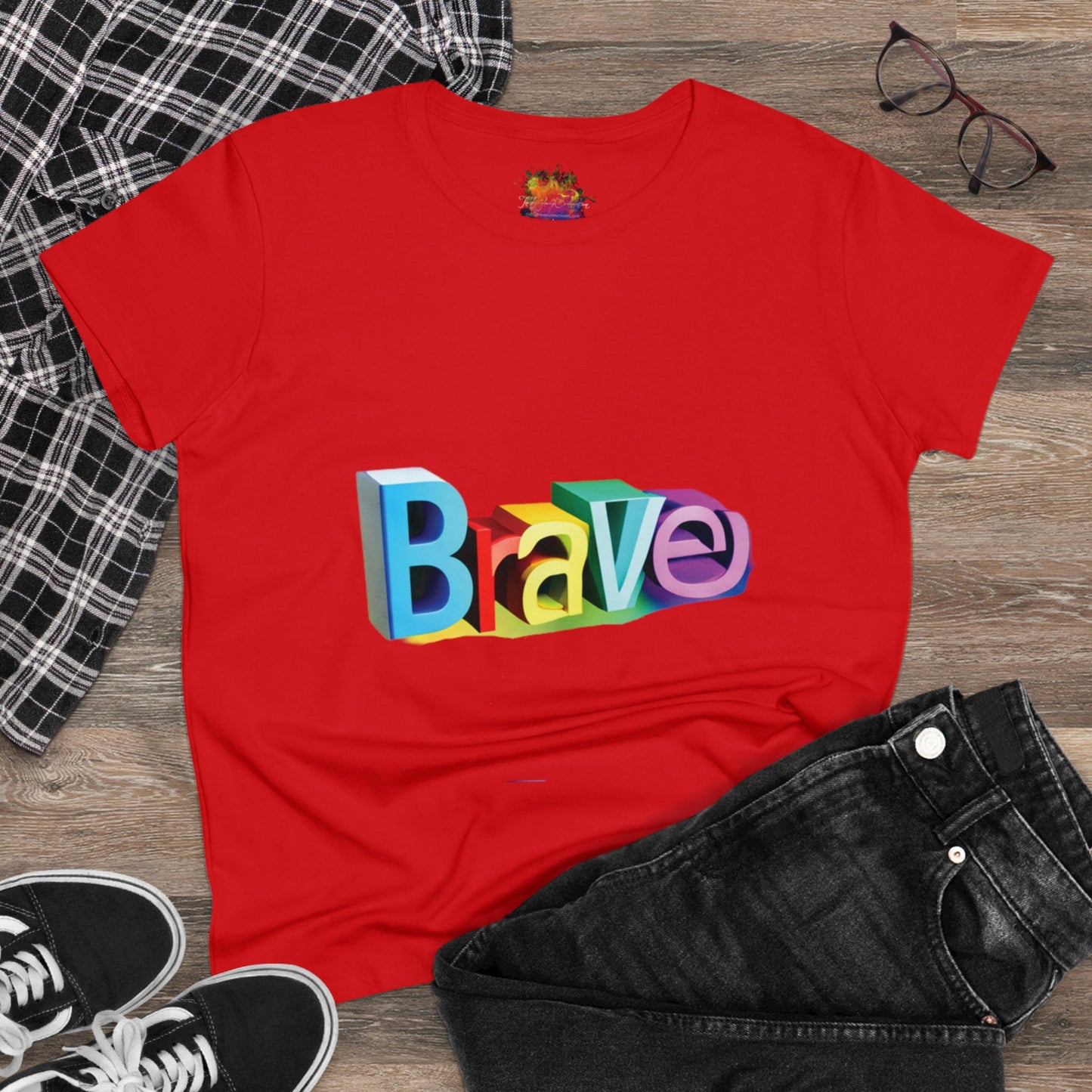 BRAVE Women's Midweight Cotton Tee