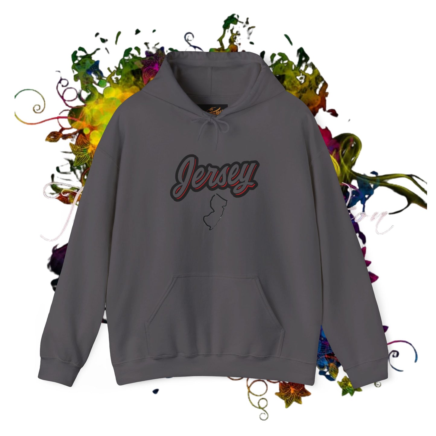 Jersey Script Unisex Heavy Blend™ Hooded Sweatshirt