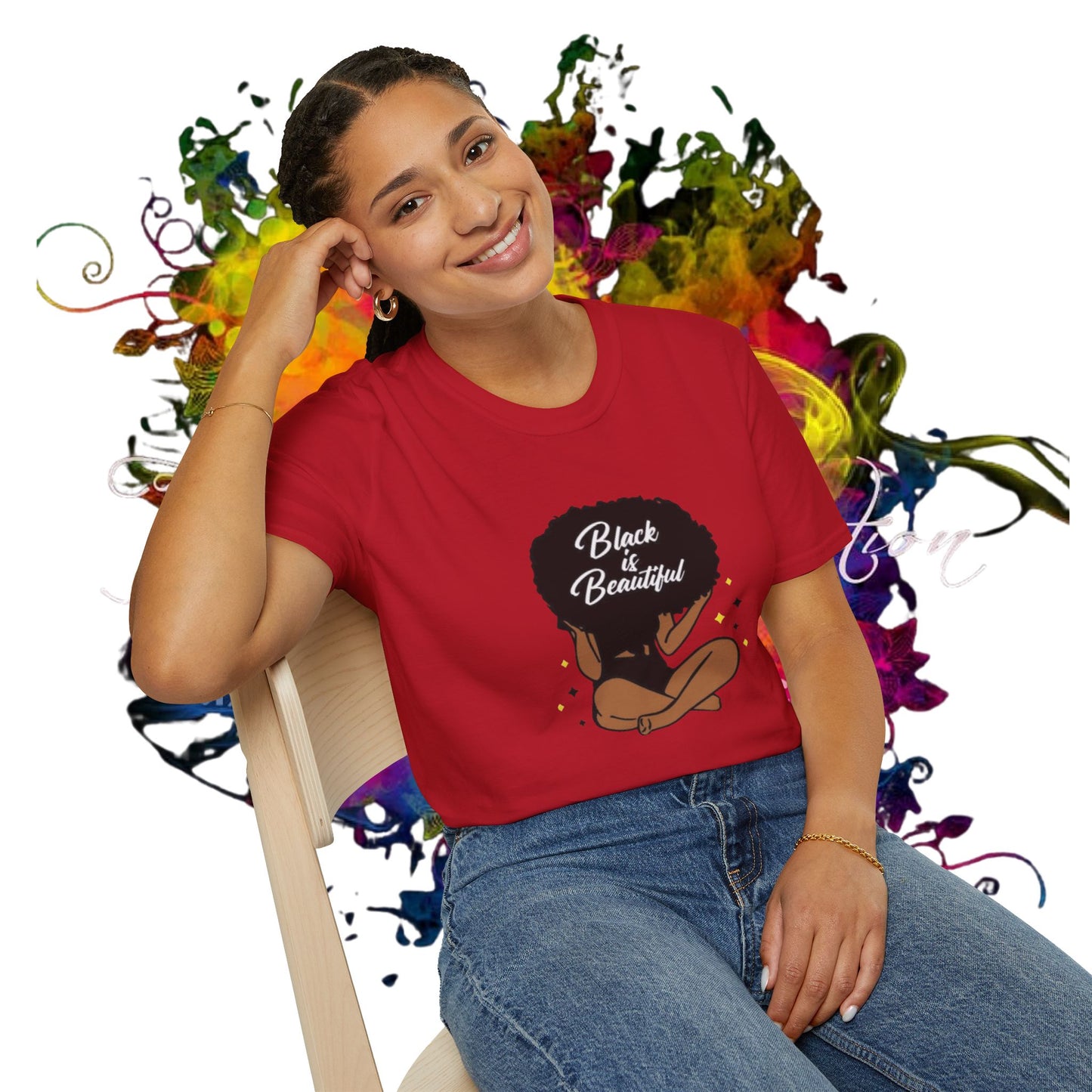 Black is Beautiful Unisex Softstyle T-Shirt