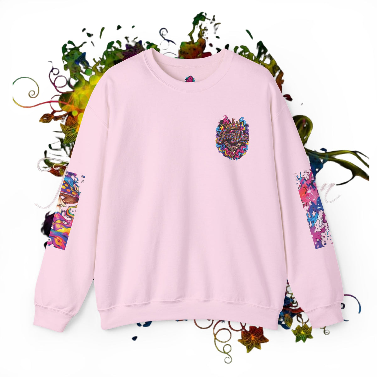 JerseyDaze Trippy Logo Crewneck Sweatshirt
