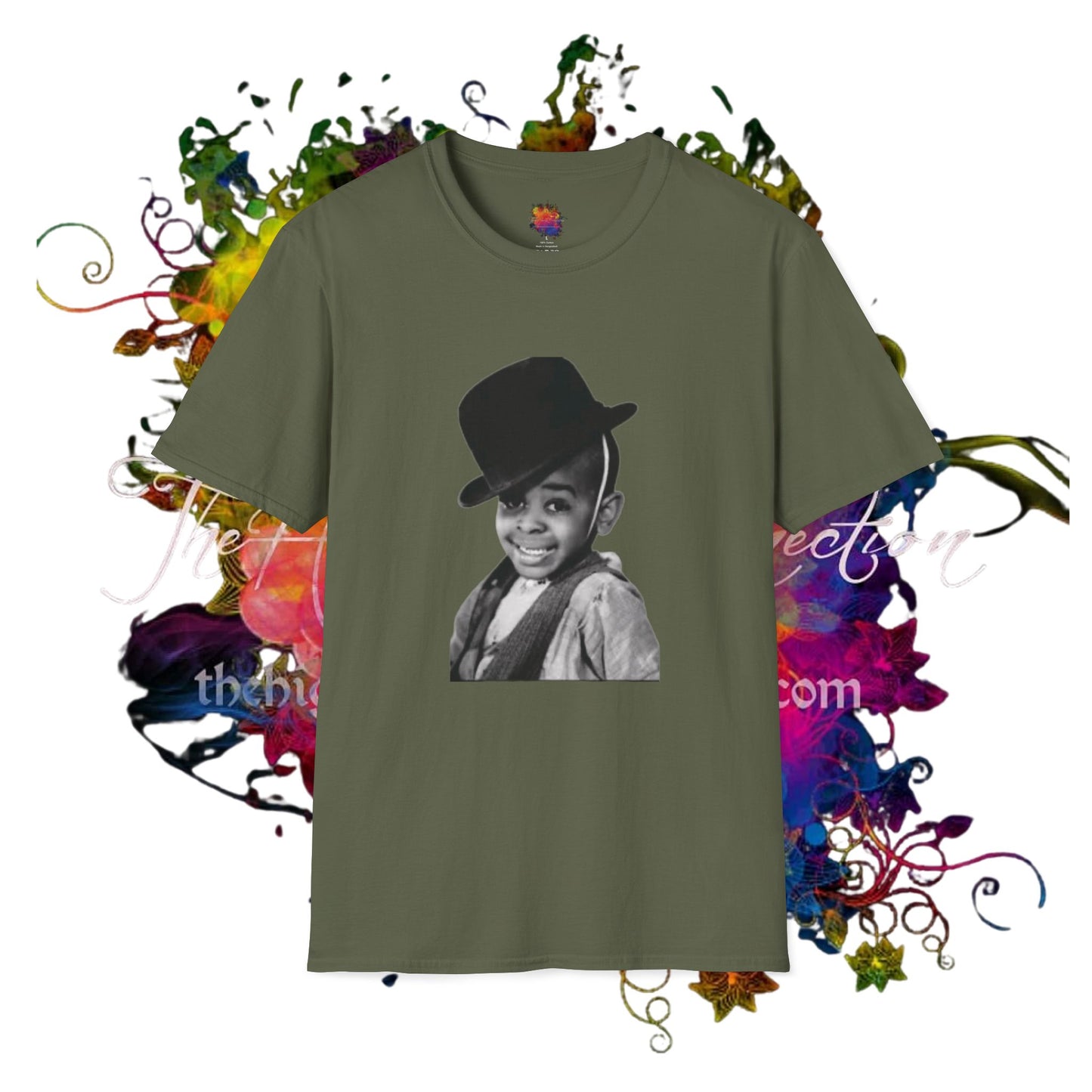 Vintage STYMIE Throwback Graphic Tee with Top Hat