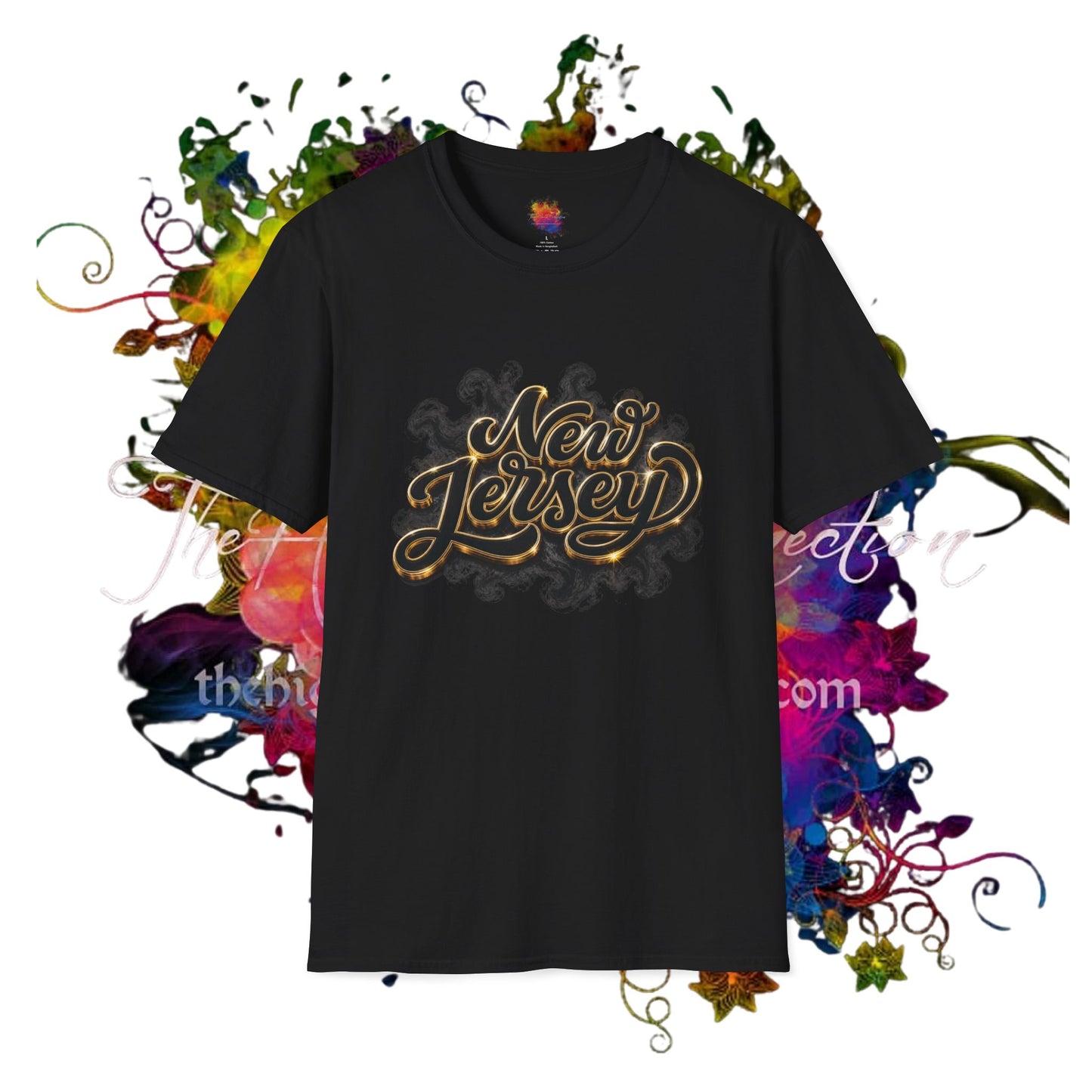 New Jersey Retro Drip & Script T-Shirt
