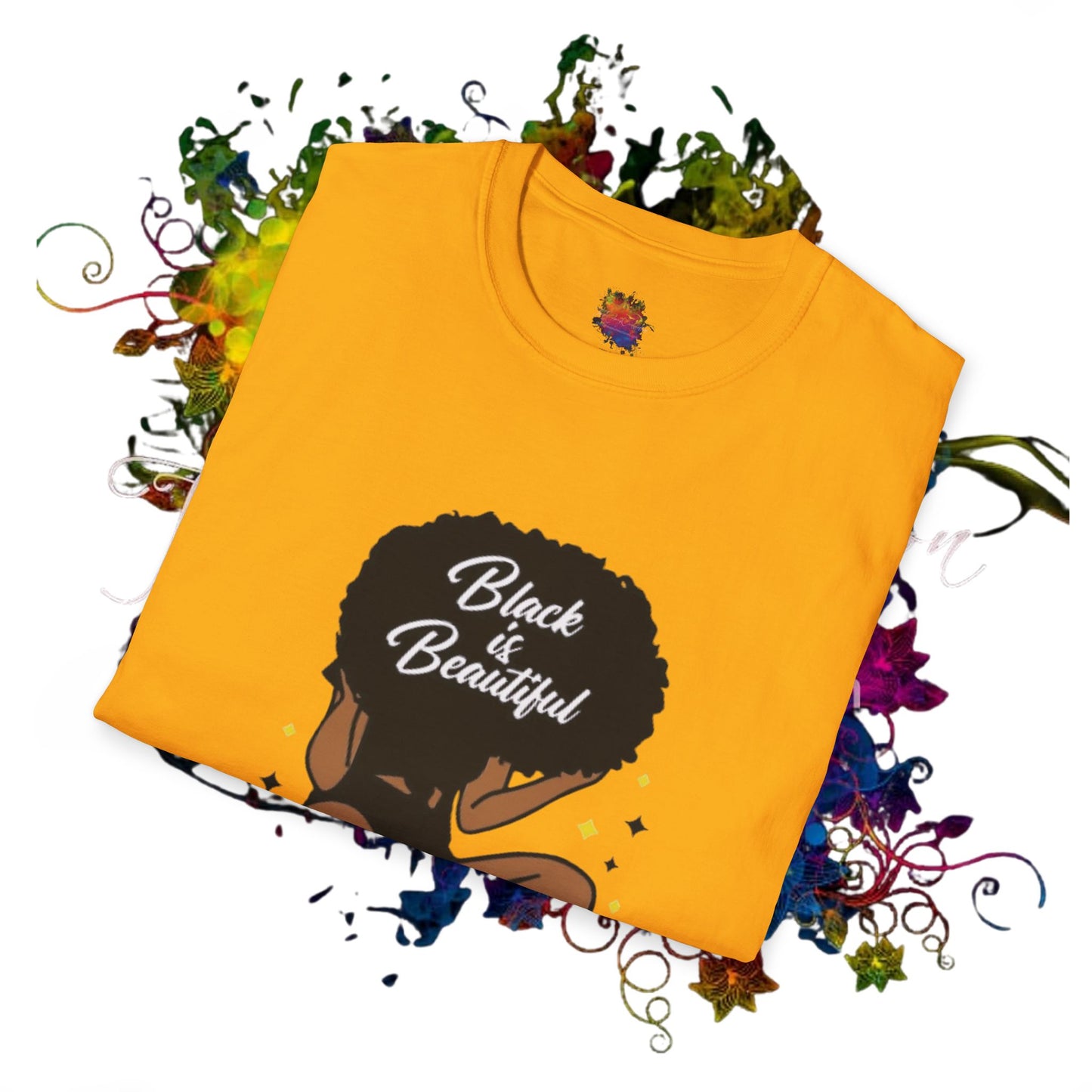 Black is Beautiful Unisex Softstyle T-Shirt