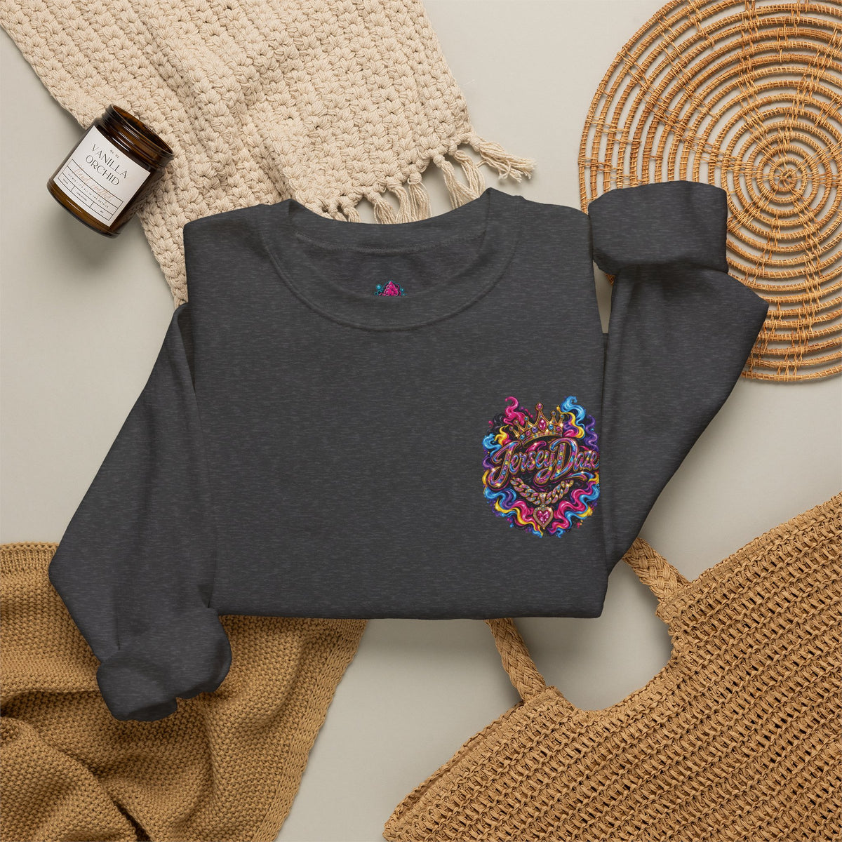JerseyDaze Trippy Logo Crewneck Sweatshirt