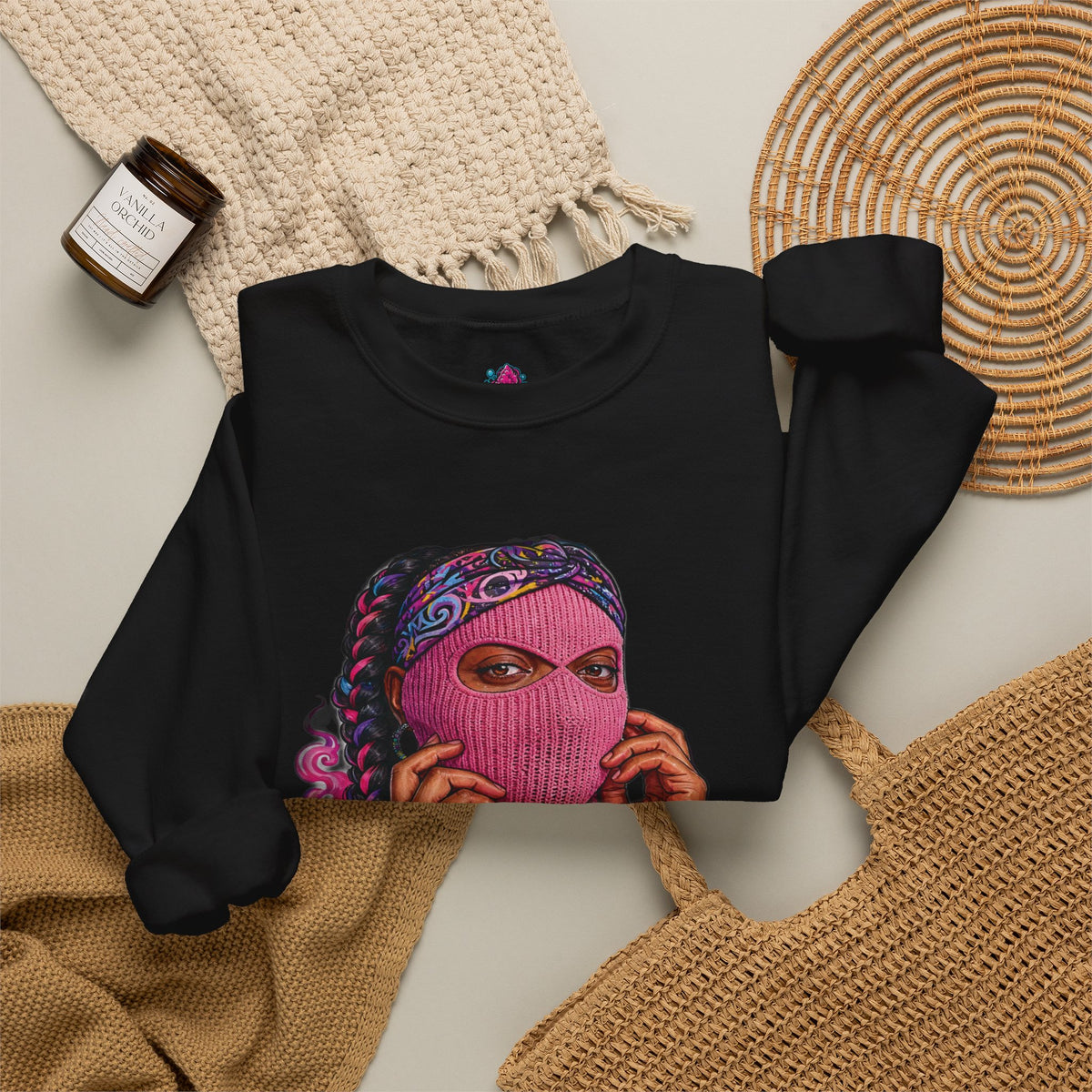 The MaskUp / Ms.D JerseyDaze Crewneck Sweatshirt