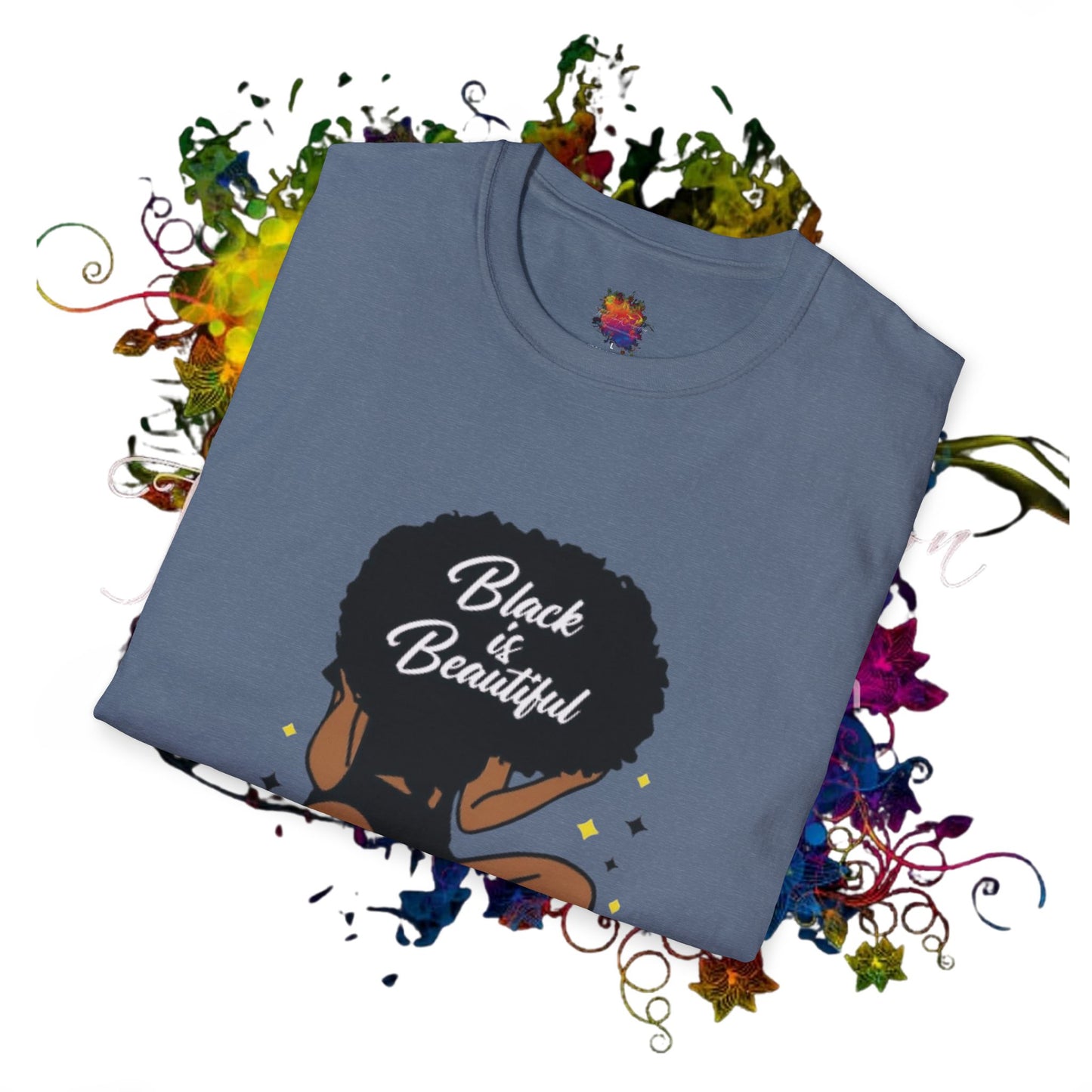 Black is Beautiful Unisex Softstyle T-Shirt