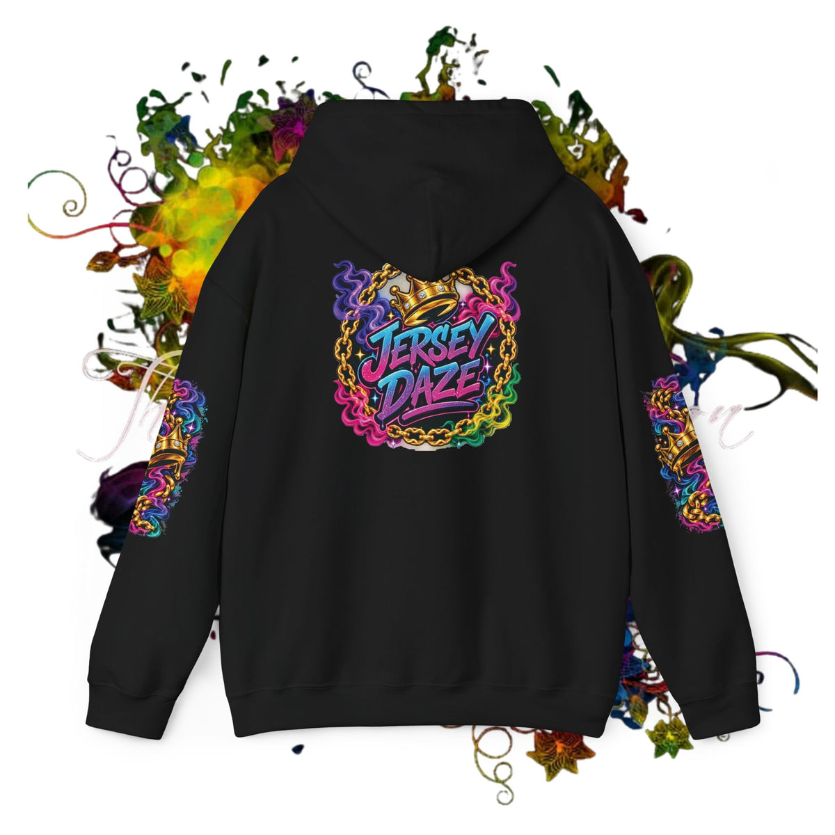Jersey Daze / MaskUP Black Out Hoodie