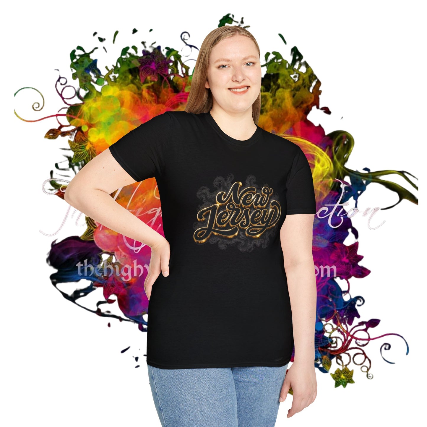 New Jersey Retro Drip & Script T-Shirt