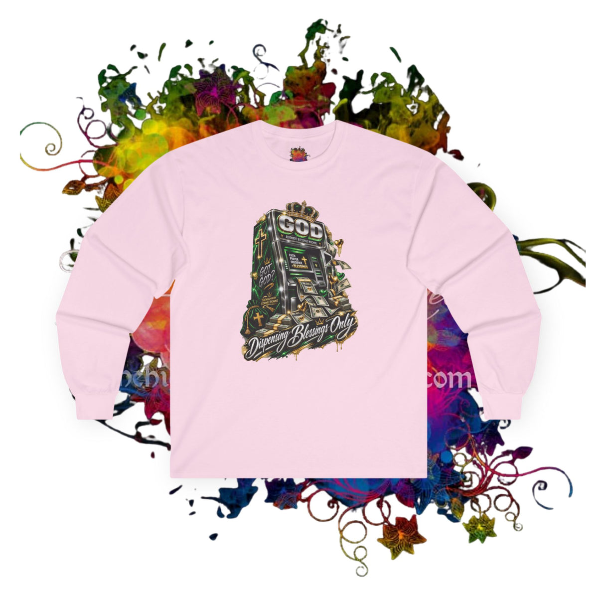 Dispensing Blessings ATM Long Sleeve Tee