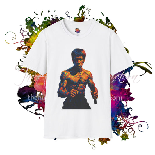 Bruce Lee Inspired Unisex T-Shirt, Martial Arts Shirt, Fitness Apparel, Gift for Him, Casual Wear, Kung Fu Tee