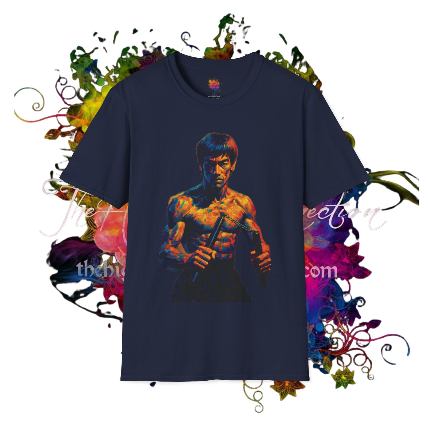 Bruce Lee Inspired Unisex T-Shirt, Martial Arts Shirt, Fitness Apparel, Gift for Him, Casual Wear, Kung Fu Tee