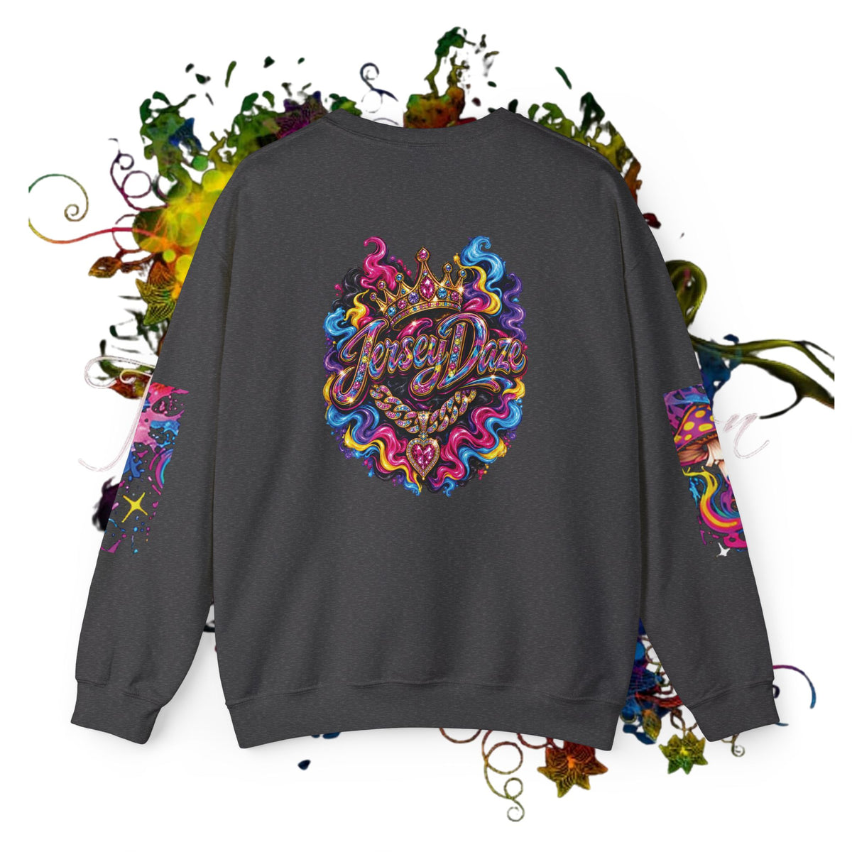 JerseyDaze Trippy Logo Crewneck Sweatshirt