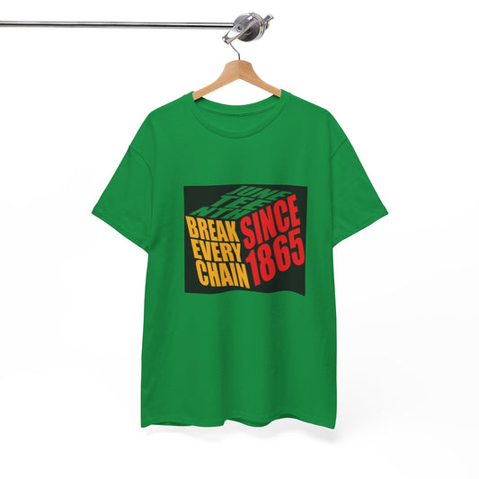 BREAK CHAINS Unisex Heavy Cotton Tee