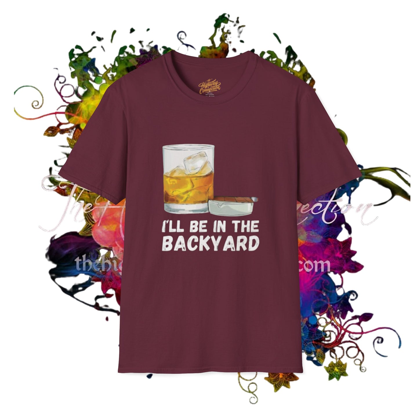 I'll Be in the Backyard Unisex Softstyle T-Shirt - Perfect for Outdoor Gatherings & Relaxation
