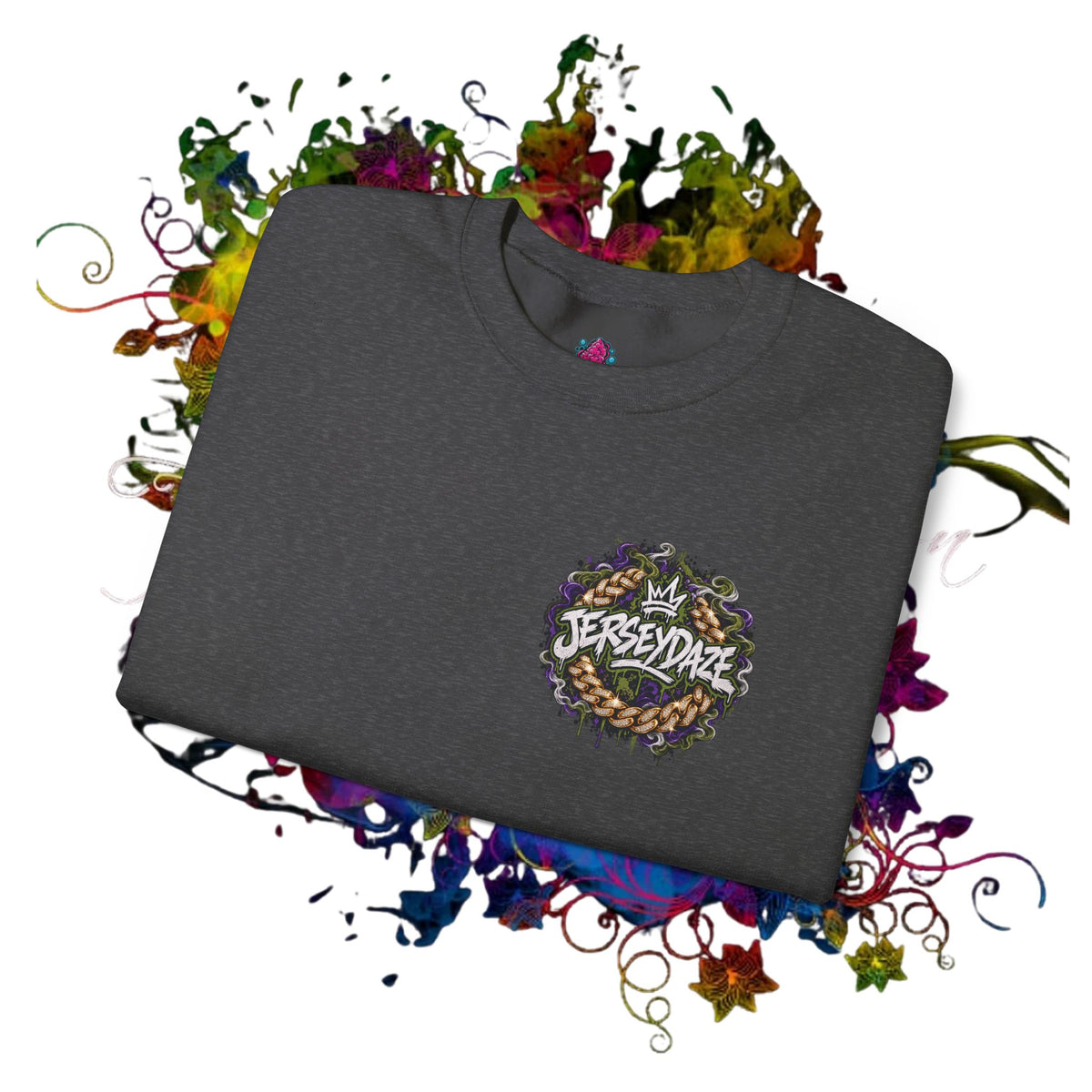Jersey Daze Graphic Logo  Crewneck Sweatshirt