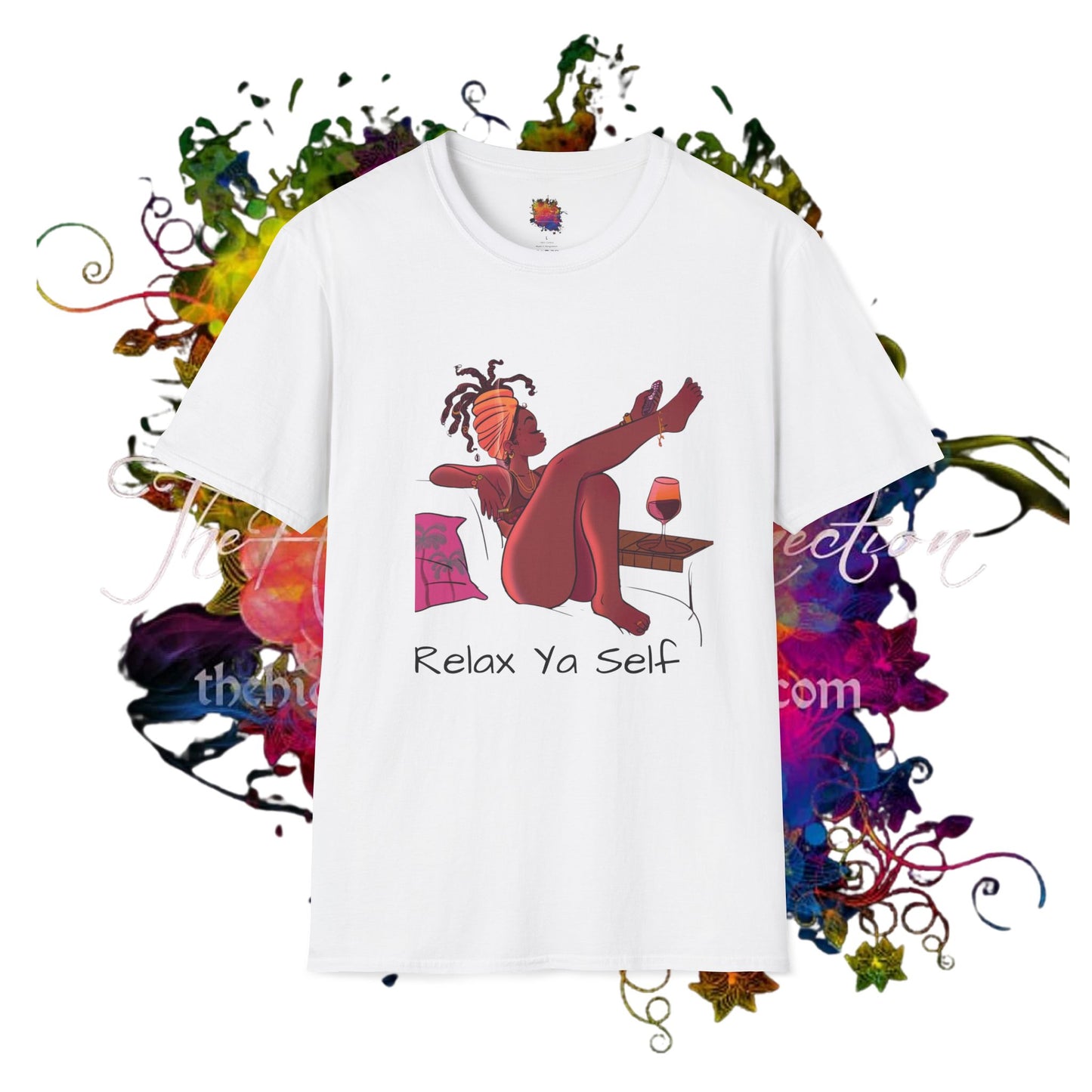 Unisex Relax Ya Self T-Shirt - Chill Vibes & Self-Care Reminder