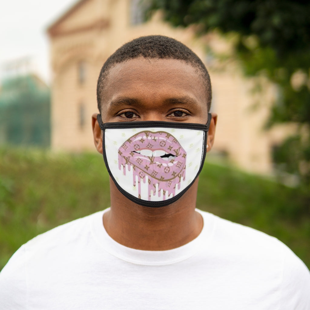 PINK-LIP COUTURE -Fabric Face Mask