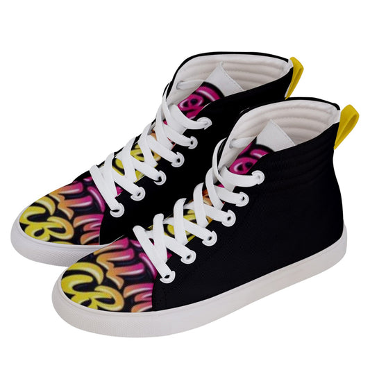 VIBIN' Men's Hi-Top Skate Sneakers