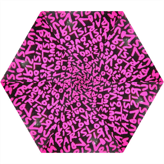 Words of L Mini Folding Umbrella