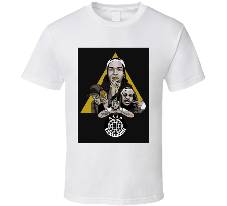 Asap The World White  T Shirt