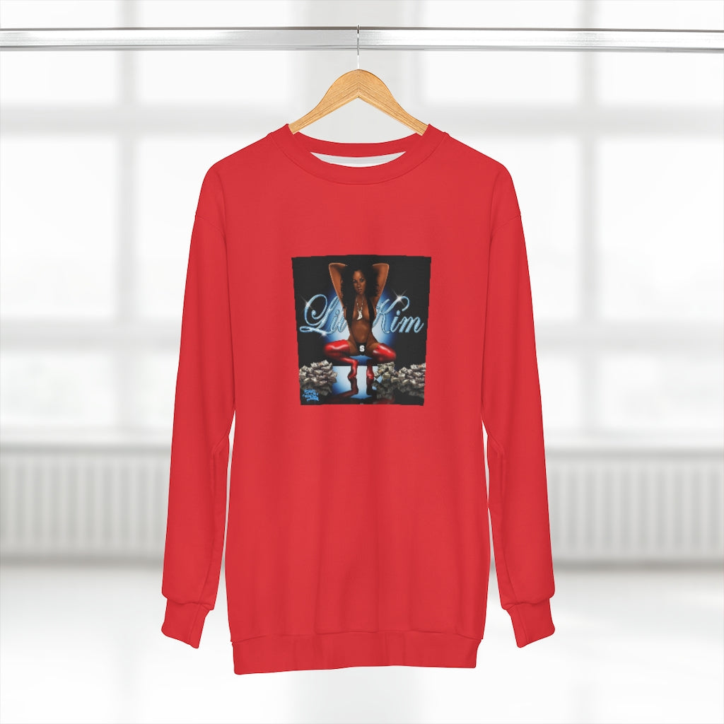 SUPER K (Red) AOP Unisex Sweatshirt