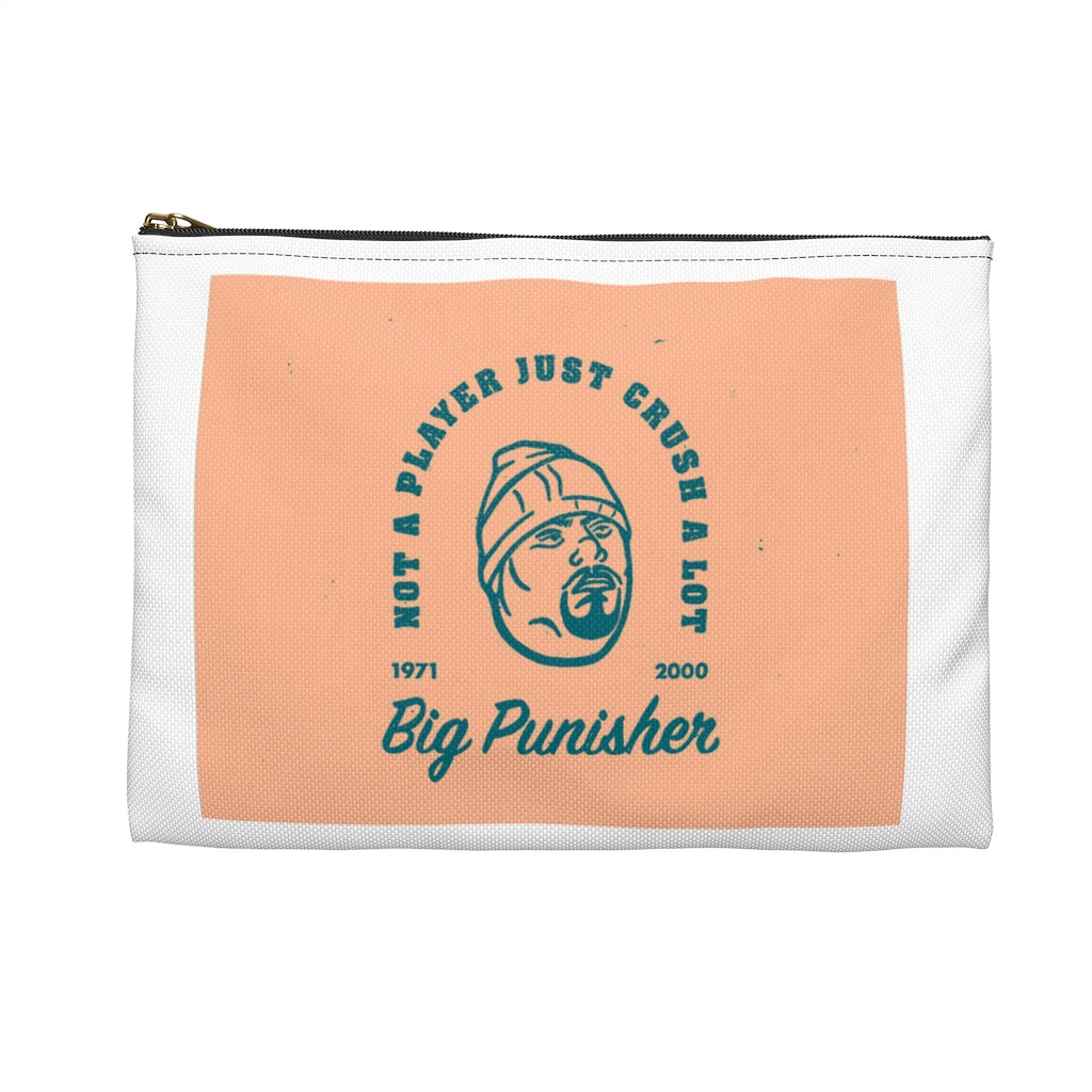 Still Not a Playa BIG PUNISHER white Accessory Pouch