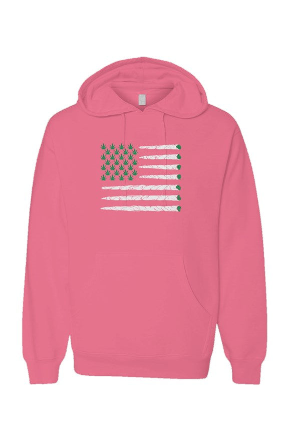 CANNAFLAG PINK Neon Pullover Hoodies
