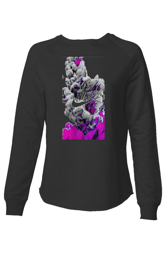 Smokin Hot Womens Lightweight Wash Sweatshirt