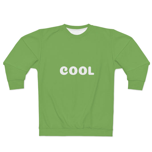 COOL .. (LIME/WHITE)  ..  AOP Unisex Sweatshirt