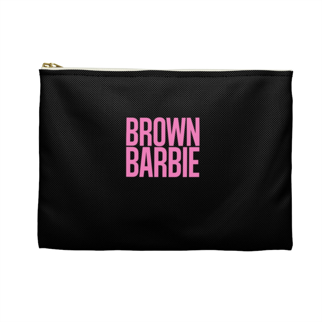 BROWN BARBIE black Accessory Pouch