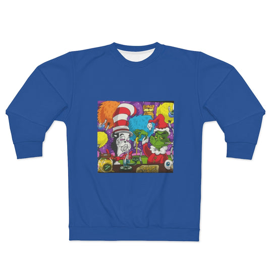 BLUE CHRONIC TALES   ..  AOP Unisex Sweatshirt