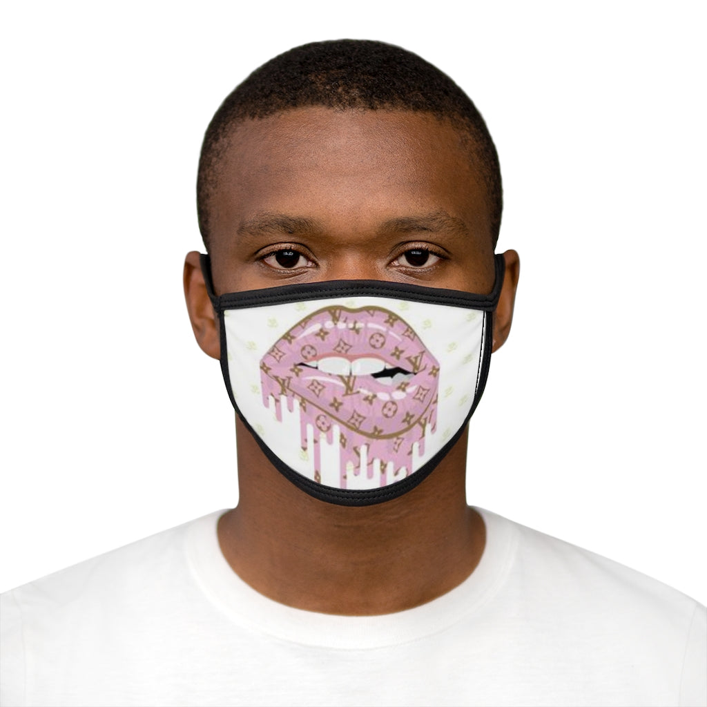 PINK-LIP COUTURE -Fabric Face Mask