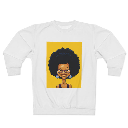 LIFE IS GOOD (WHITE) AOP Unisex Sweatshirt