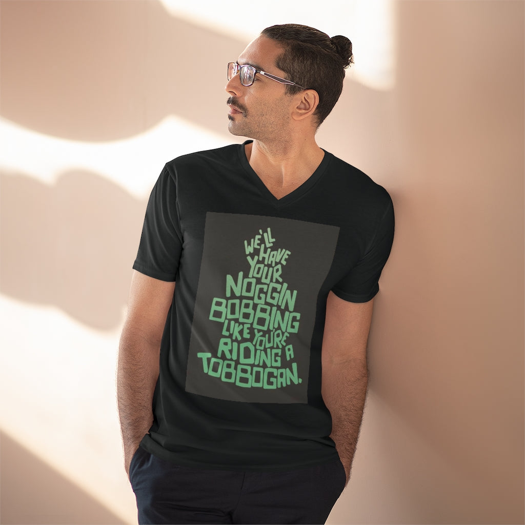 Head Bobbin' Lightweight V-Neck Tee