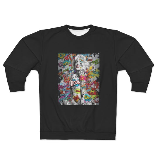 RETRO & THROWBACK (BLACK)  ..  AOP Unisex Sweatshirt