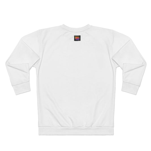 MS.BOW TIED.. (WHITE)  ..  AOP Unisex Sweatshirt