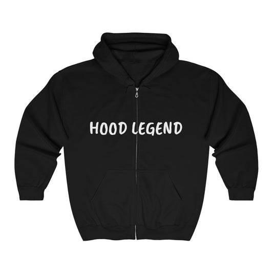 HOOD LEGEND.  Unisex Heavy Blend™ Full Zip Hooded Sweatshirt