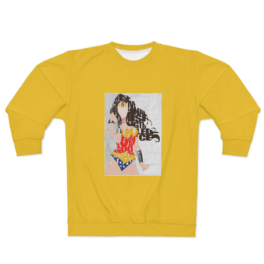 SHE'S A GOLD WONDER  ..  AOP Unisex Sweatshirt