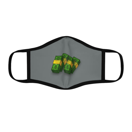 CASHOLA (GRAY)  Fitted Polyester Face Mask