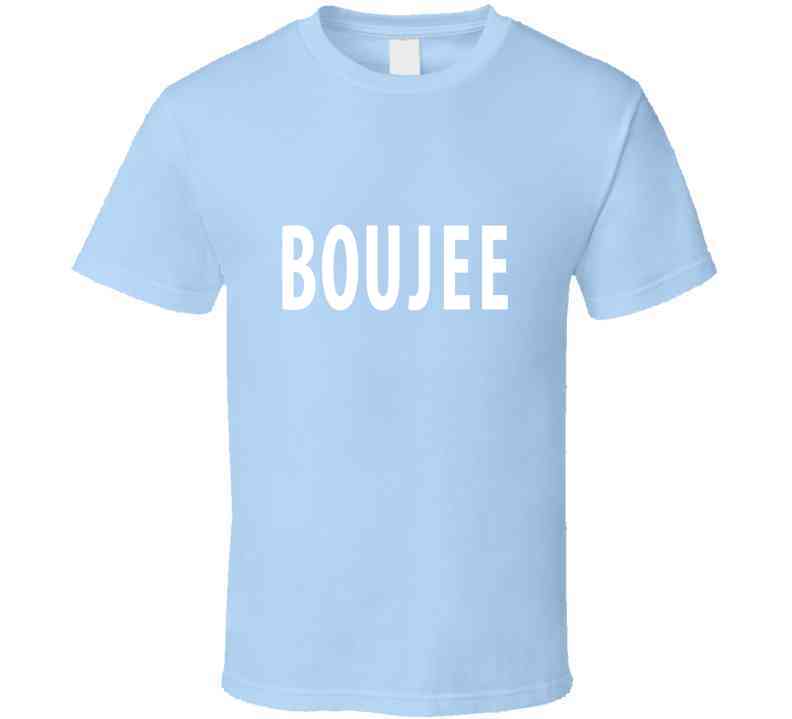 Boujee Baby Blue Ladies T Shirt